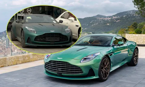 Mãn nhãn với siêu xe Aston Martin DB12 bất ngờ xuất hiện tại Việt Nam